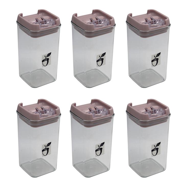 ست جای ادویه 6 پارچه مدل بلوط کد YP-SIZE1-500ML